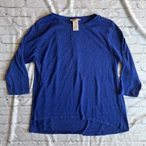Philosophy XXL Royal Blue Top Knit Womens